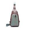 Bolsa Transversal Pequena Estilo Boho Ocidental Feminina com Alça Única Bolsa de Peito Bolsa Feminina