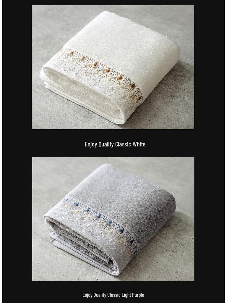 7A Antibakterielles Premium-Badetuch aus langstapeliger A-Klasse-Baumwolle