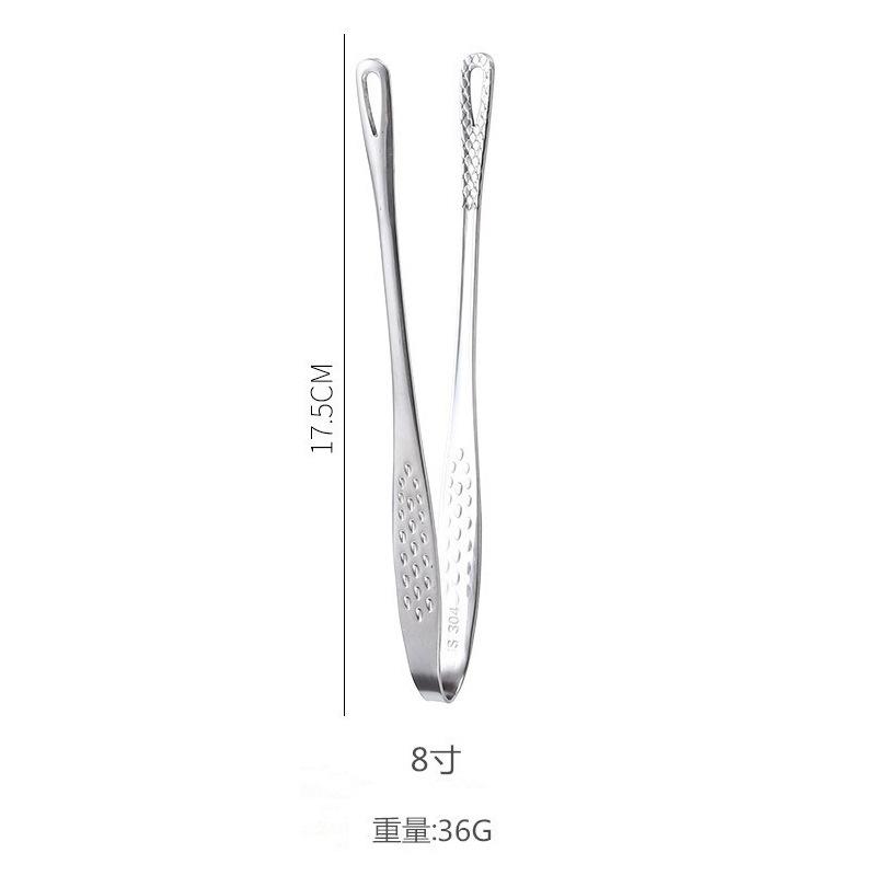 304 Nerezová ocel Korejský grilovací klip BBQ gril S kuchyňskými zesílenými protiskluzovými klipy na smažení se steakem a jídlem