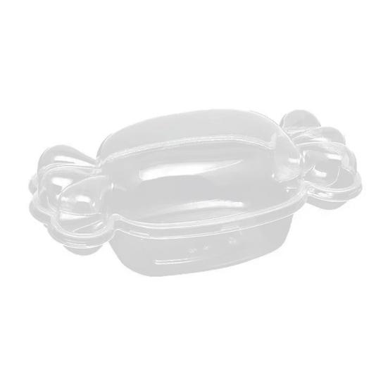 Tårtbox med lock Transparent godis- och snacksförvaringslåda Dekorativ snacksbehållare Födelsedagar Familjesammankomster Gåva