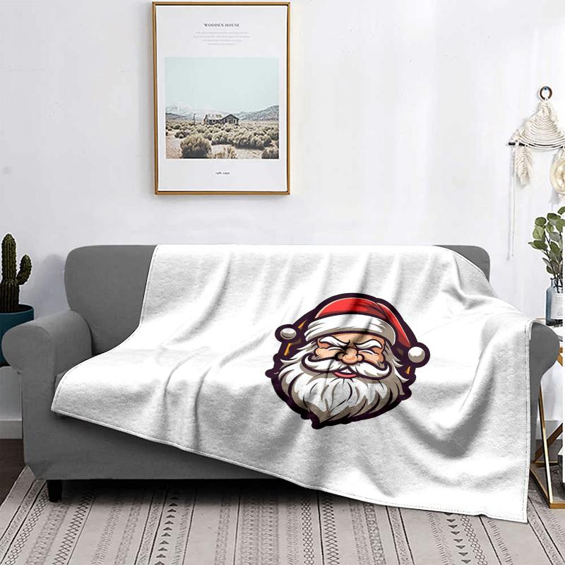 Hjemmedekorasjon plysj pledd sofateppe sengeteppe seng fluffy myke tepper dekor rutete moderne Halloween god jul vinter