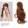 Doll Hair Wig Curly   Neat Bangs   Cutting Soft Doll Supplies for 1Celsius3 8 To 9in Head Circumference   Doll