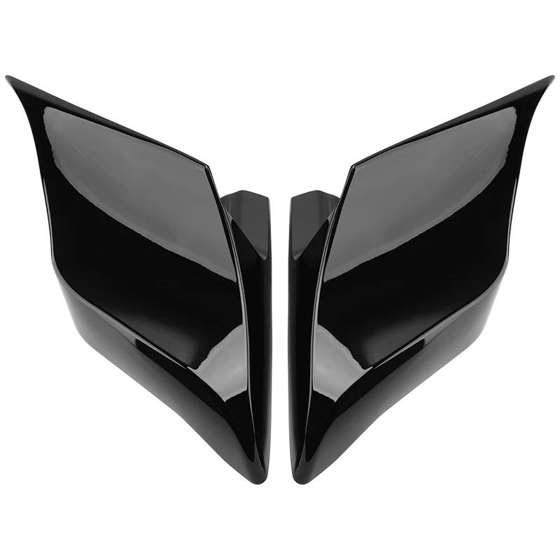 

Мотоцикл Черные Растянутые Удлиненные Боковые Крышки Панели Пластик АБС Для Harley Touring Electra Street Glide Road King 2014-2023 чёрный