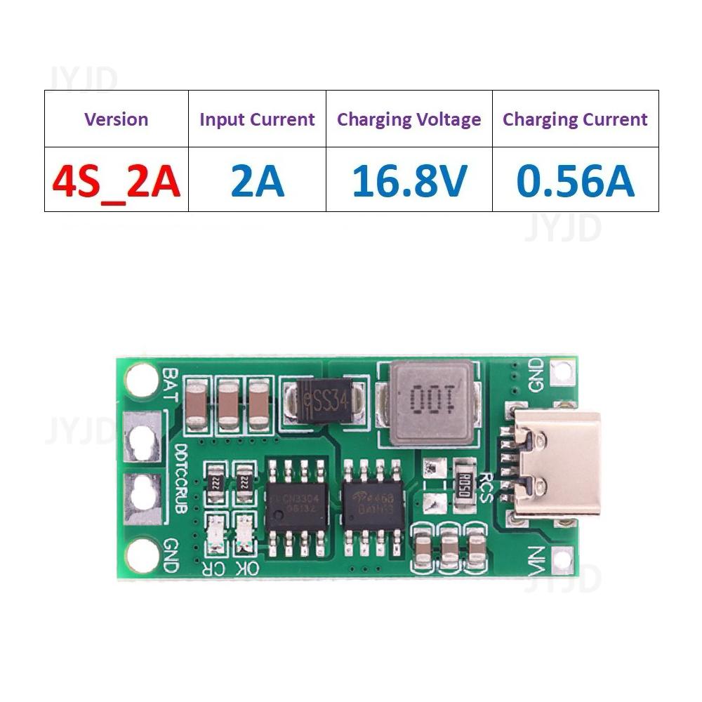 Vícečlánková 2S 3S 4S Type-C Na 8,4 V 12,6 V 16,8 V LiPo polymerová Li-Ion nabíječka 7,4 V 11,1 V 14,8 V 18650 Li-Ion