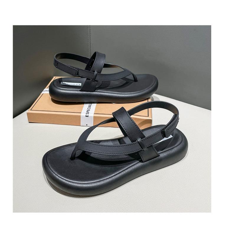 Sandalet kadın modelleri yaz dış giyim düz topuk yumuşak taban yaz dış giyim düz renk