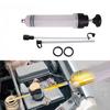 Automotive Manual Oil Extractor Pump 200CC 500CC, Syringe Vacuum Fluid Suction Filler For Brake Gear Transmission With Long Hose