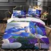 Cartoons 2/3Piece Smurfs- Bedding Set Duvet Cover Pillowcase Adult Boy Bedroom Decoration Children Gift Single Double Large Size