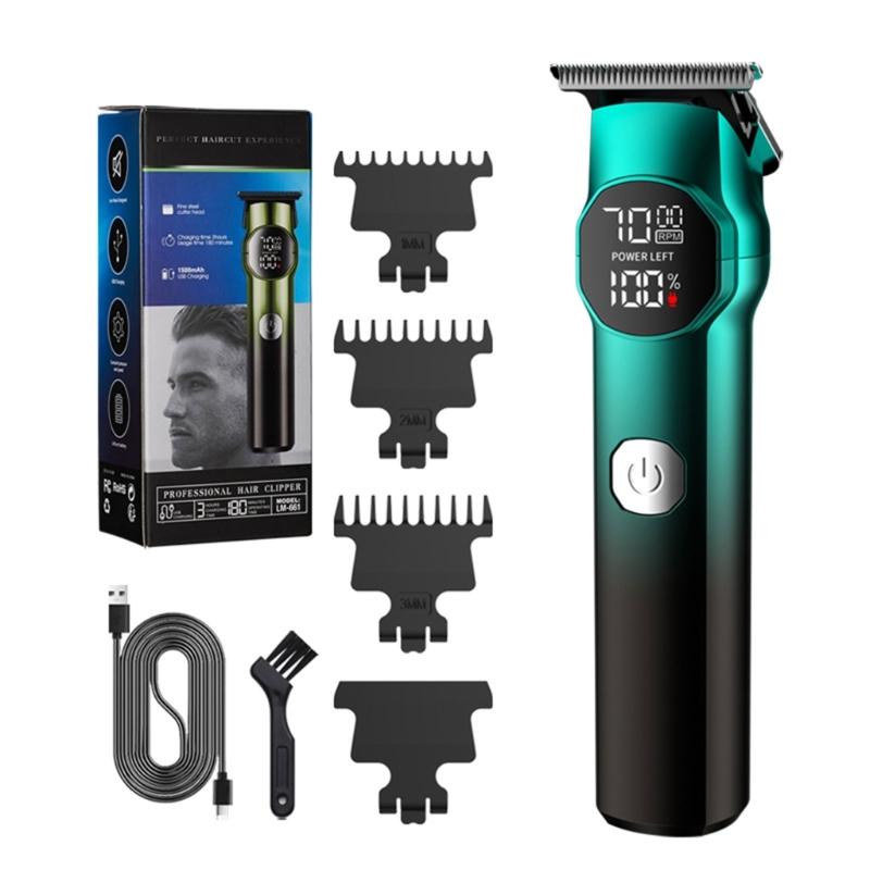 

Professional Hair Clippers for Men Barber Clippers and Trimmer Set Cordless Beard Trimmer Haircut Grooming Gift for Men