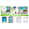 CYCLI-Universal 2-In-1 Window Vent Seal Kit Mobile A/C Portable Air Conditioner Window Kit