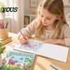 Mindfulness Drawing Supplies Butterfly Garden Coloring Book, Square Format with Thick Paper, Relaxing Paper Sketchbook for Markers Floral Line