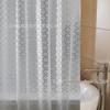 Transparent Anti-Mold Shower Curtain with Rings - Free Shipping