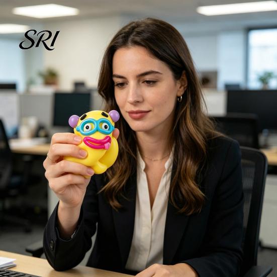 Cartoon Expression Squeeze Toy 2Pcs Dog Face Stress Relief Fidget Anti-stress Slow Rising Home Office Worker Anxiety Reduction Ball Decompression