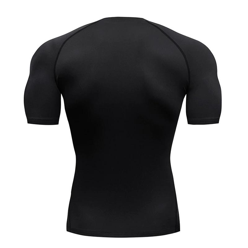 Tricouri de compresie alergare pentru bărbați Tricou de fotbal cu uscare rapidă Îmbrăcăminte sport strâmtă de fitness Tricou cu mânecă scurtă de sport Respirabil
