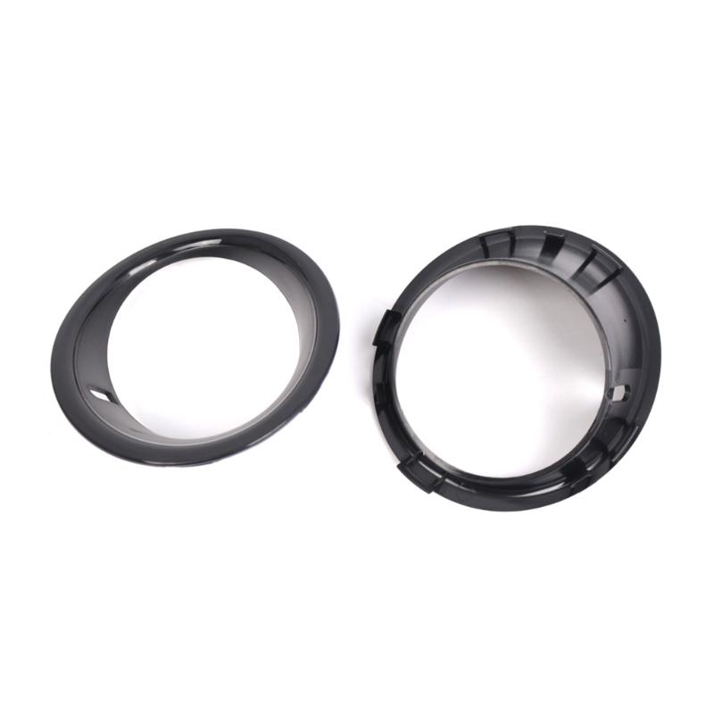 For R55 R56 R57 51112753661 51112753662 Front Fog Light Trim Rings Guards Headlight Protector Surround Cover Waterproof