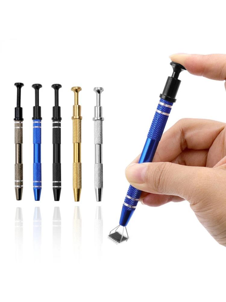 

1pcs Precision Grabber IC Chip Components Catcher Clamping Clip Pick Up Socket Tool Small Electronic Components on Motherboard 12cm