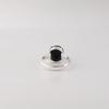 Zwarte Toermalijn Edelsteen 925 Sterling Zilver Feestelijke Designer Ring Voor Verjaardagscadeau RR-72-28