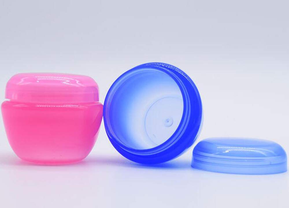 HJ Refillable Cream Containers, Storage Containers, Small Divided Bottles, Leak-Proof Mini Travel Bottles (30g, Pack of 30)