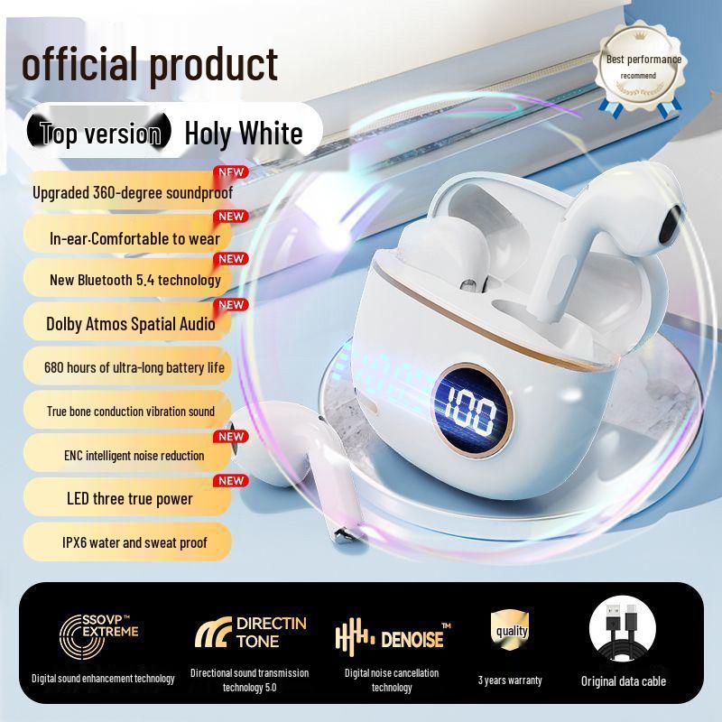 High-Quality Wireless Bluetooth In-Ear Headphones 750 Sport - Long Battery Life & Noise Reduction for Universal Use