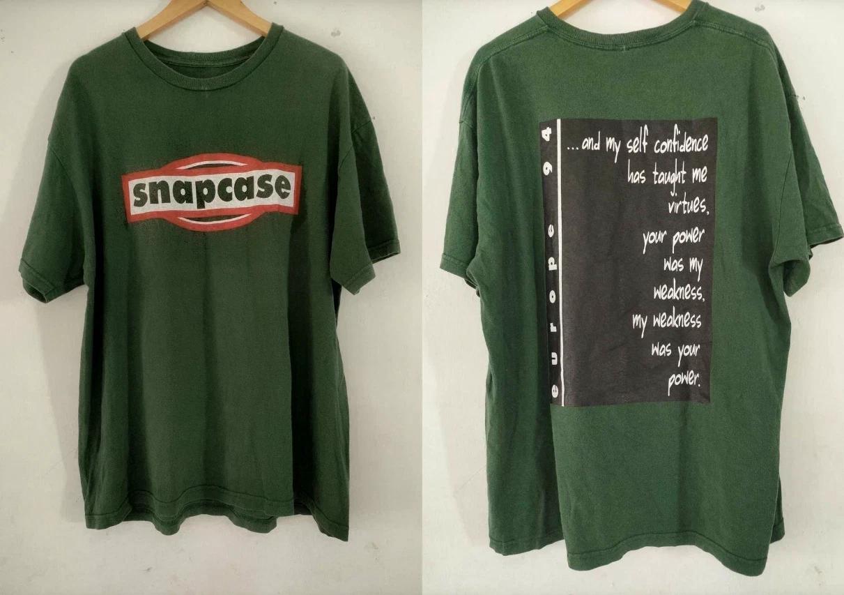 

2 Sides SNAPCASE Band EUROPE TOUR T-Shirt Tuff Green Unisex S-5XL S