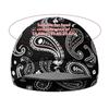 New Paisley Print Hijab Caps Breathable Helmet Liner Pirate Hat Quick Dry Comfortable Bandana Hat Outdoor Activities