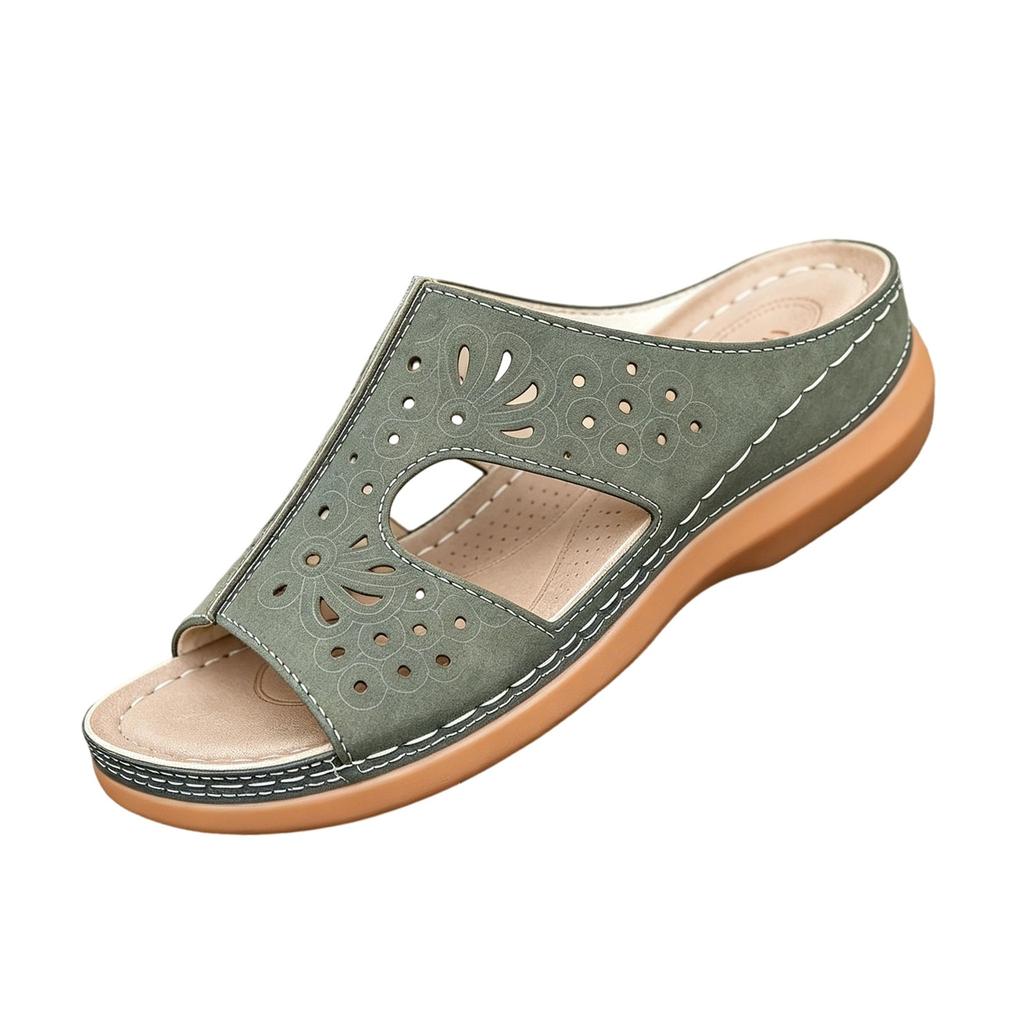 Women's Fashion Plus-Size Casual Hollow-Out - Beach Sandals