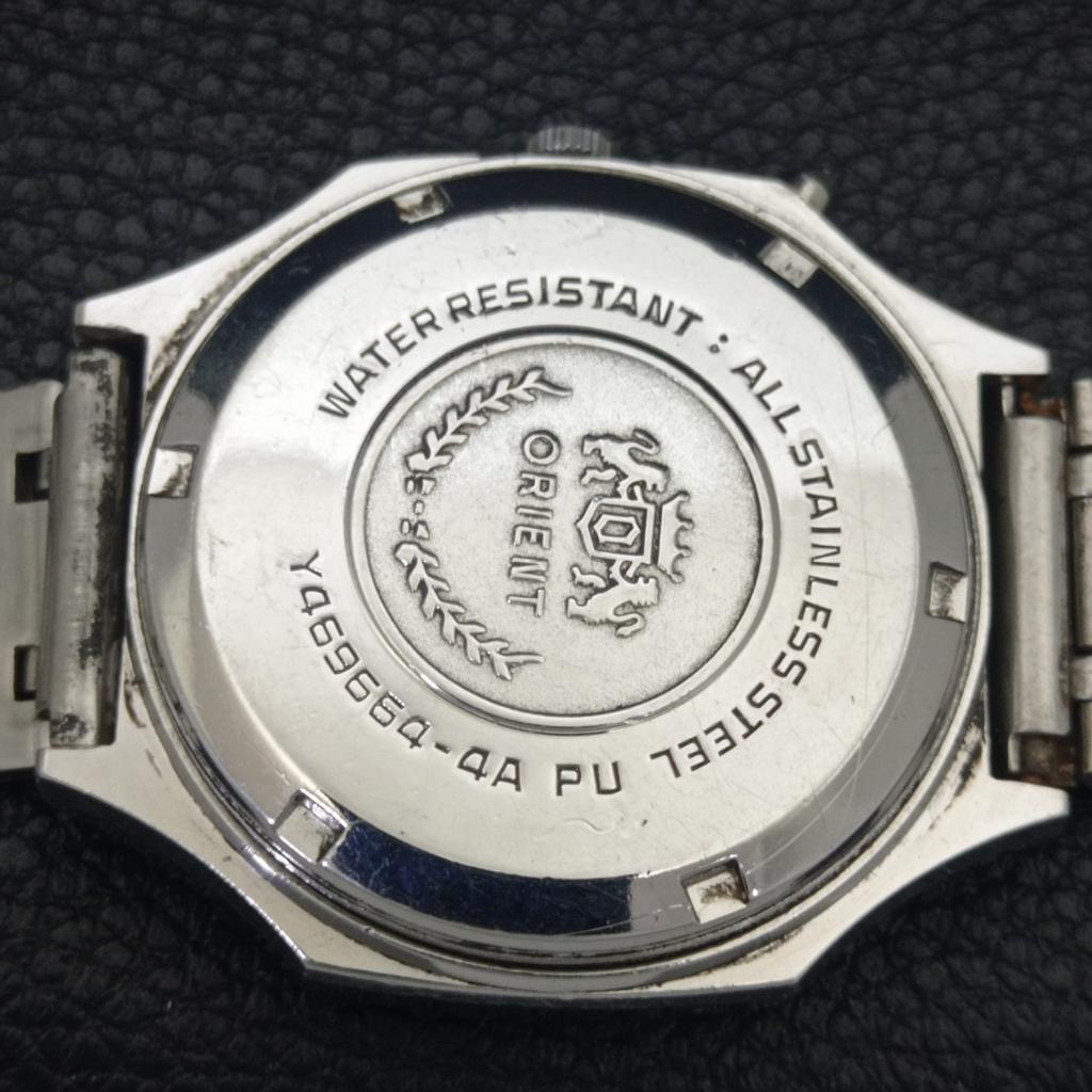 USED VINTAGE ORIENT AUTOMATIC 46961 JAPAN MENS ORIGINAL DIAL WATCH A702265-5 R123-a702265