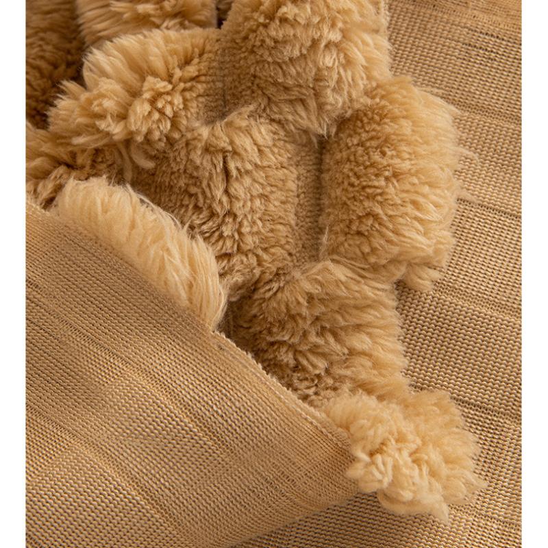 One Piece Sofa Cover with A Feeling of Cat Riding In Winter Simple and Thickened Plush Sofa Towel Winter Anti Slip Full Package Sofa Cover