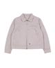 Themuseumvisitor Stud Back Logo Carpenter Jacket (Beige)