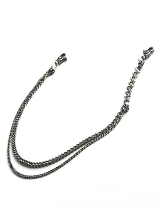 

SHOVEOFF SVC-#516 Double Skull Keychain Key holder