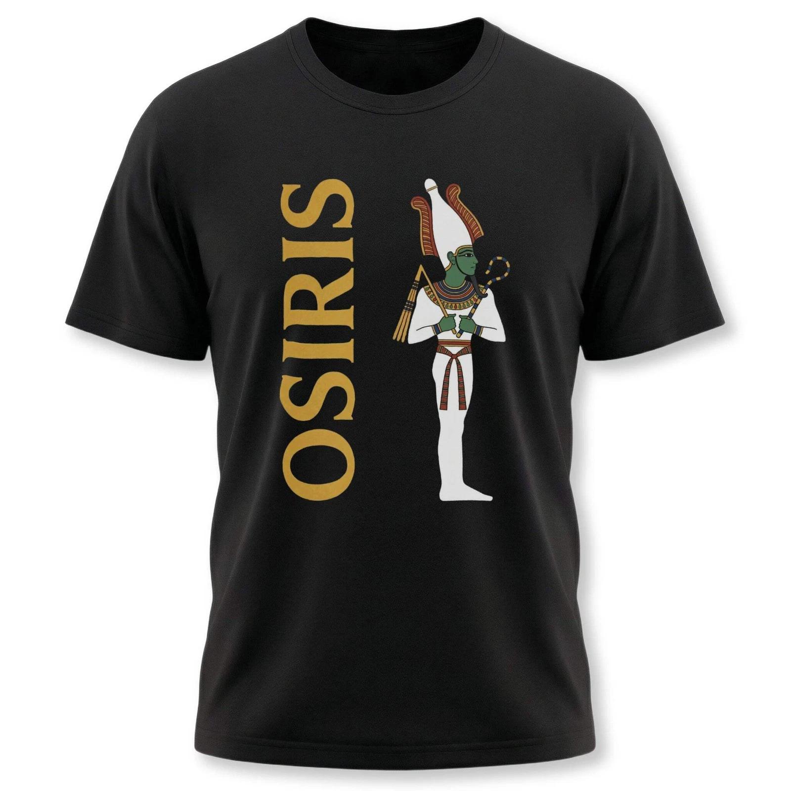 Osiris Egyptian God T-Shirt | Ancient Mythology Graphic Unisex Tee Shirt XS