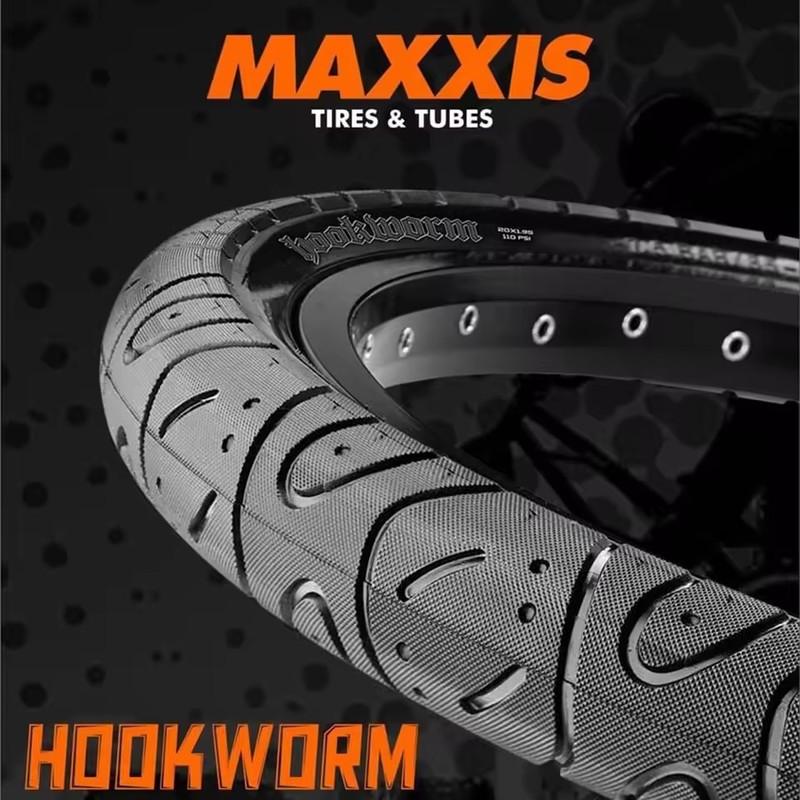 MAXXIS Hookworm 26 X 2.5 Bicycle Tire BMX Wire Bead Clincher Tire for Street Park Vert Flatland 26 27.5 or 29 Sizes