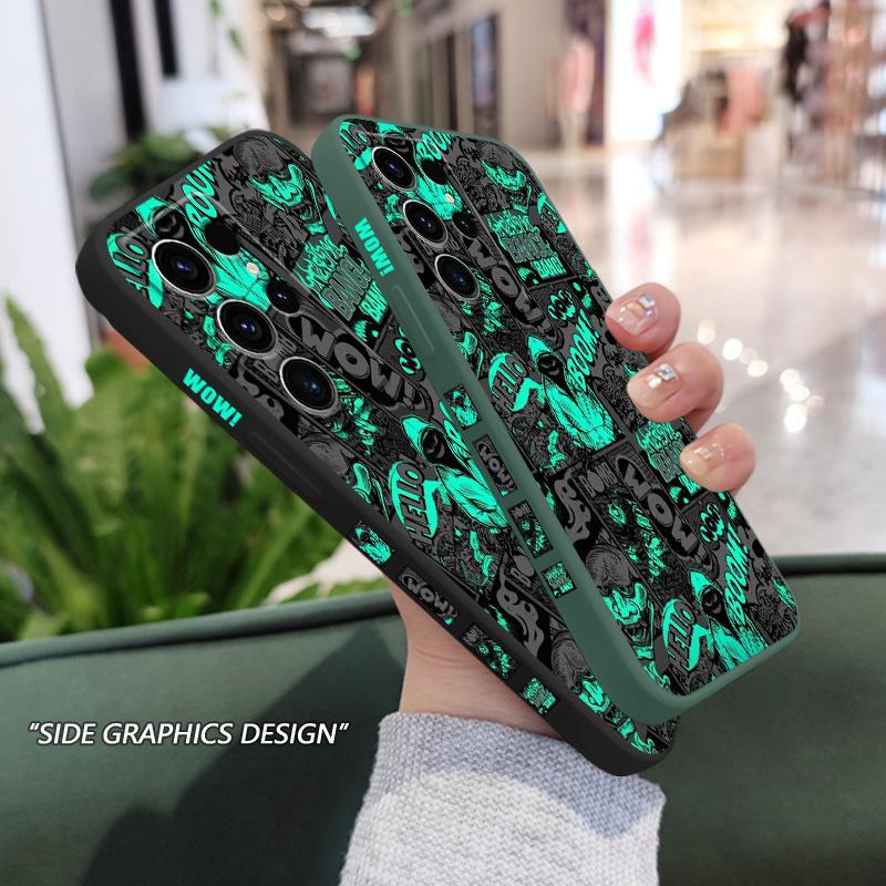 Blackened Clown Phone Case for Samsung Galaxy S25 S24 S23 S22 S21 S20 S10 S10E S9 Ultra Plus FE Note 20 Ultra 10 9 Plus Cover