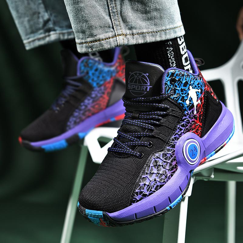 New Kobe Sneakers Men's Basketball Breathable Older Children's Sneakers Trendy Summer Mesh Teen Student Shoes