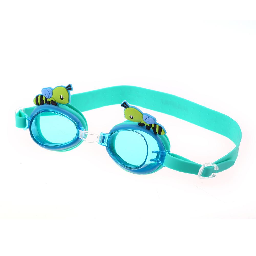 Children Anti-UV Swimming Goggles Cartoon Bee Glasses Anti-fog Swimming Accessories