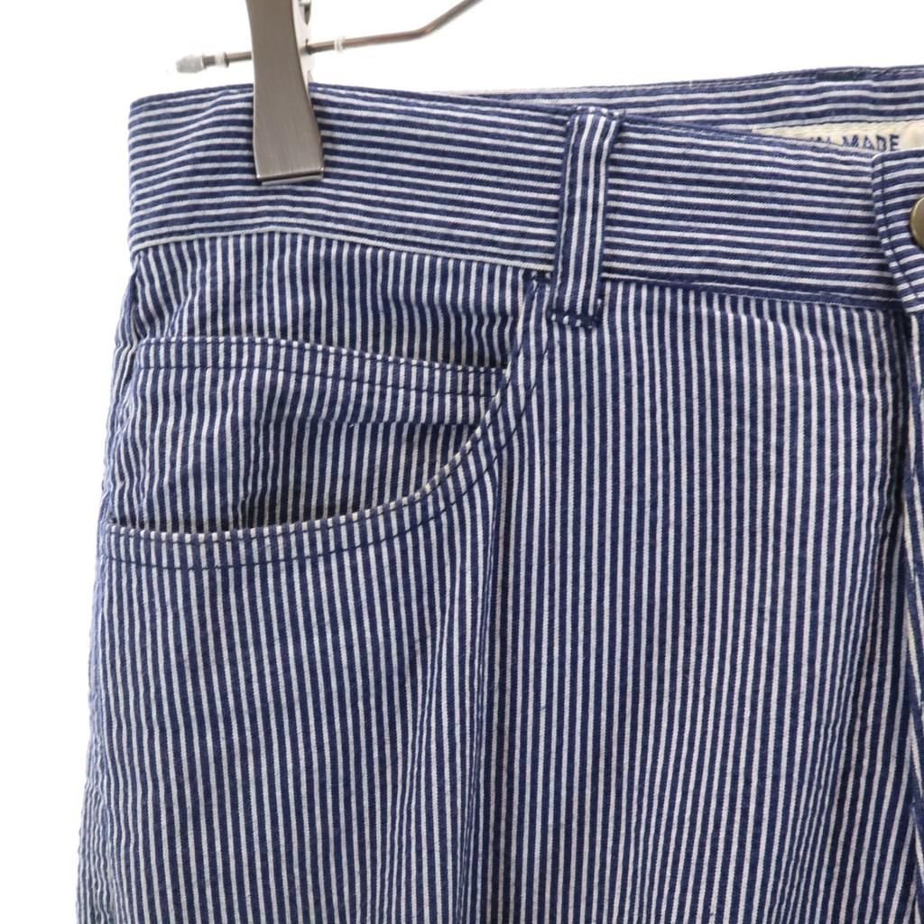 GAIJIN MADE Made In Japan Striped Pattern Pants S Navy System Men's Used