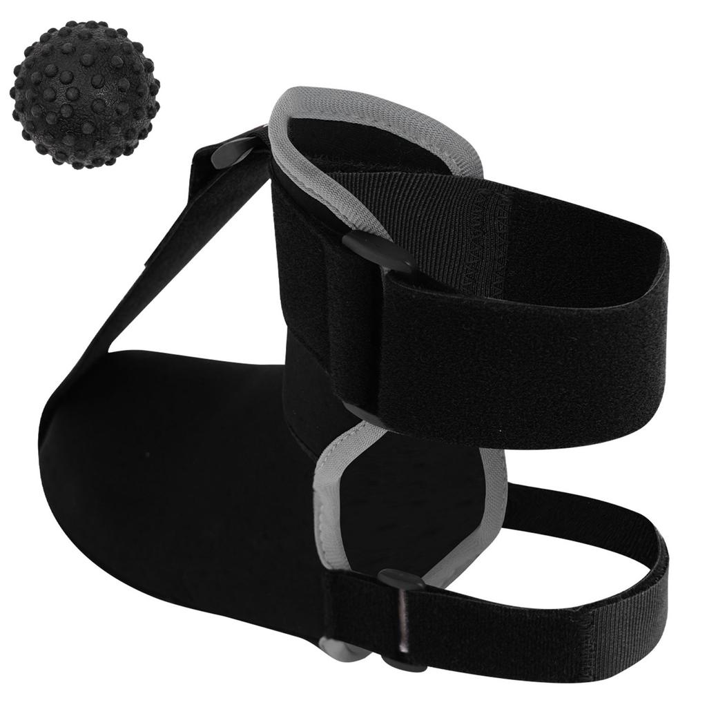 Unisex Adjustable Plantar Fasciitis Night Splint Sock Hook Loop Fastener Massage Ball Tension Relief Alleviate Pain