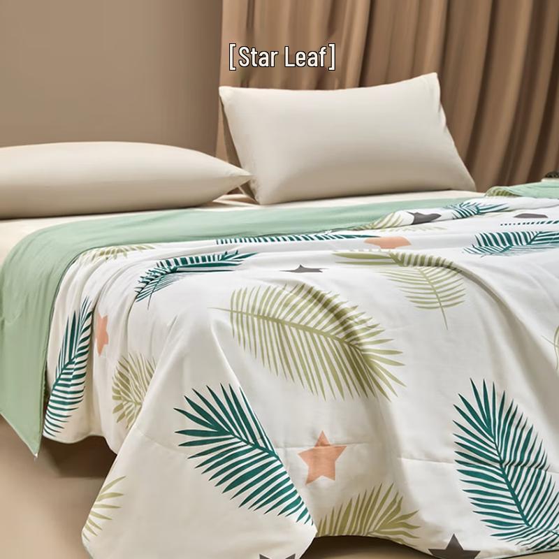 

Canhuanianniang Tussah Silk Summer Quilt with Tencel Cover
