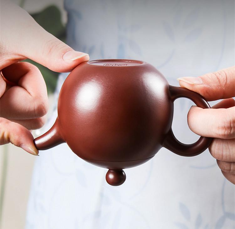Chaozhou Zhu Ni Hand Pulled Teapot, Handmade Teapot, Kung Fu Tea Kettle, Interruptible Water