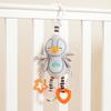 Rabbit Penguin Cartoon Animal Bell Toy PP Cotton Plush Rattle Teether Toys  Baby Crib