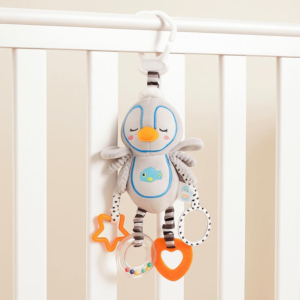 PP Cotton Newborn Rattles Plush Toys Early Education Plush Rattle Teether Toys  0-12 Months