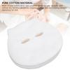 100 Pcs Kids Pre Cut Face Paper Sheets Disposable Wet Compress Cotton Ghost Face Facial Paper Sheet for Baby 15.5 X 14cm