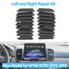 Car Front Middle AC Air Conditioner Vent Outlet Grille Slide Clip Repair Kit For Mercedes Benz W166 W292 ML350 GL450 GLE GLS