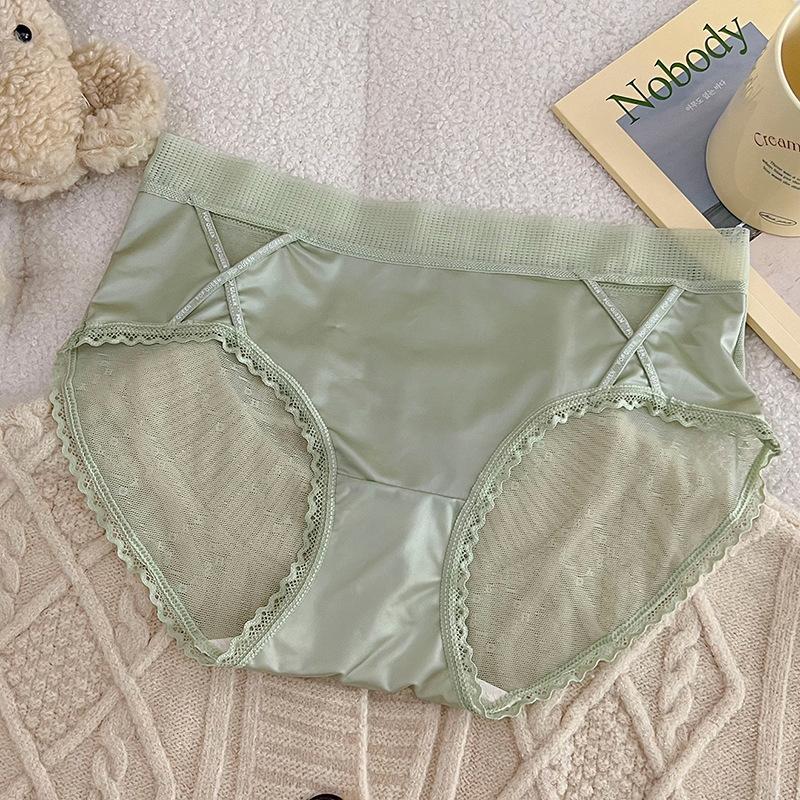 Koronkowa bielizna damska majtki oddychające cienkie przezroczyste seksowne modne majtki dziewczęce