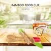 Bamboo BBQ Bread Snack Silicone Handle Toaster Tongs Food Clip Kitchen Tools Cooking Utensils