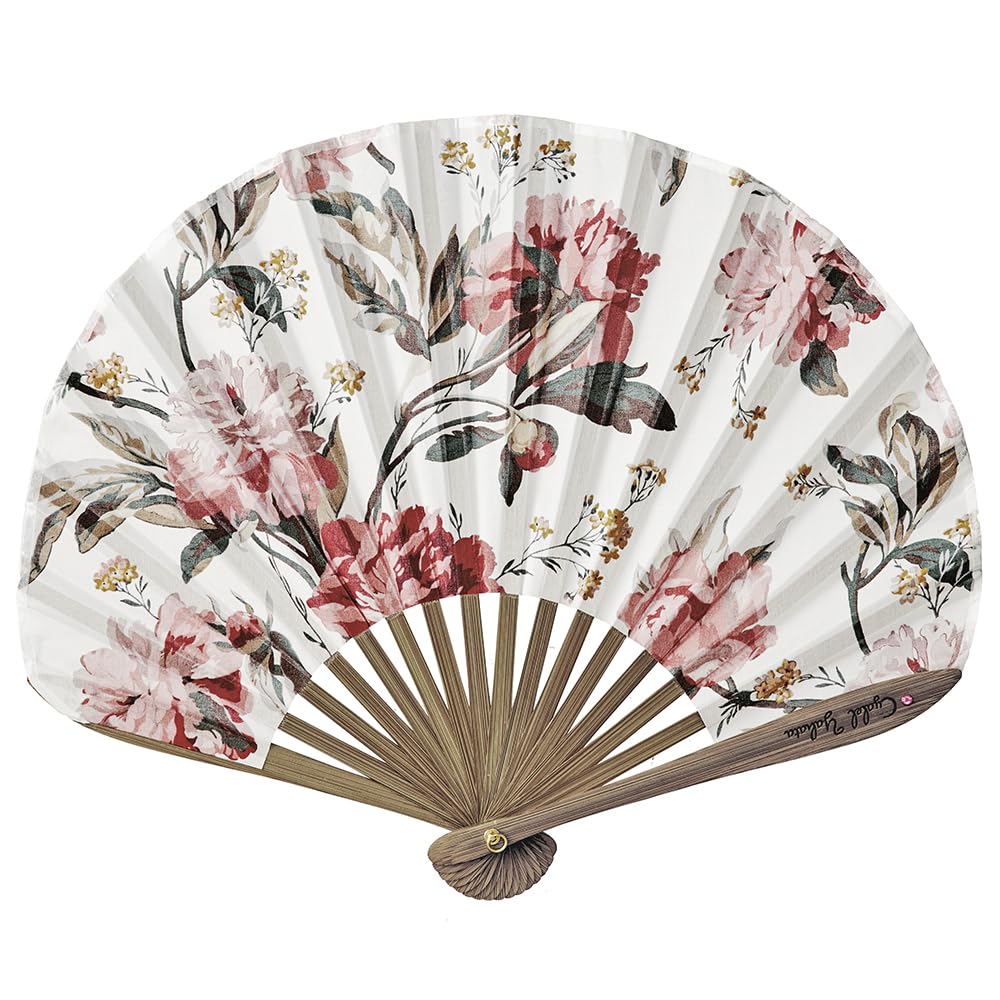 

Liberty Print Sparkling Floral Shell Heat Fan Bag Paulownia Made in Japan Blooms [Cyalel Yahata] Fan, женский, стразы, узор, форма, стильный,