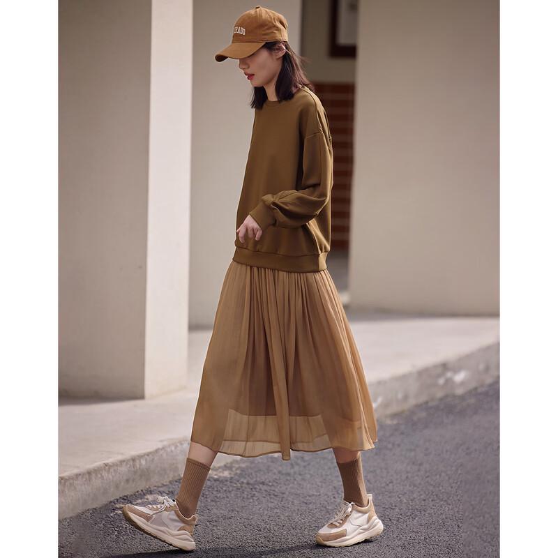 

Demana Shimmer Pleated Midi Skirt M