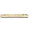 Bed Frame in Sonoma Oak Finish 90 x 190 cm Engineered Wood