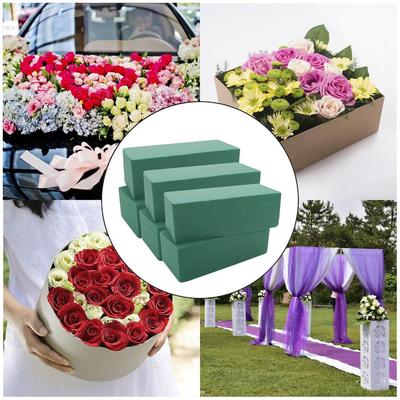 6 Stück Stein Floristen Blumenerde Block DIY Hochzeitsblöcke