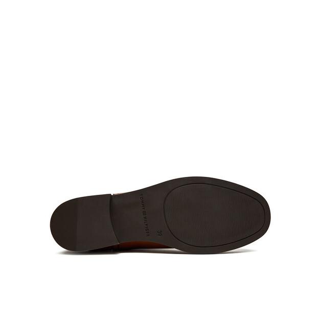 Stiefel Tommy Hilfiger Th Buckle Reit-Lederstiefelette
