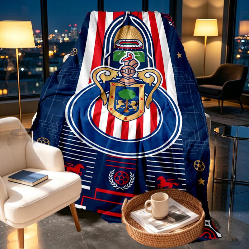 Club Deportivo Guadalajara Print Blanket - Soft & Comfortable, for Bedroom, Travel, Sofa, Home Decoration - Birthday Christmas Gift for Friend
